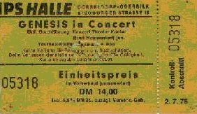 1976 Genesis in Düsseldorf
